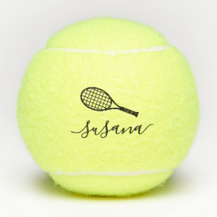 Custom Tennis Player Coach Name Personalised Tennis Balls