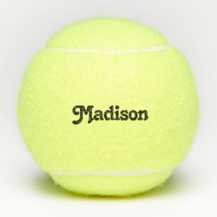Custom Tennis Player / Coach Name Tennis Balls