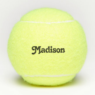 Custom Tennis Player / Coach Name Tennis Balls