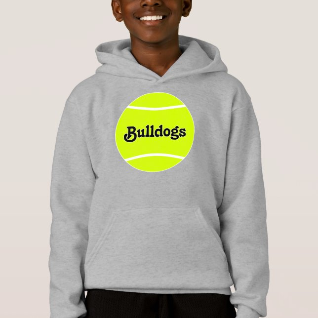 Custom Tennis Team Name or Text Player or Fan Boys (Front)