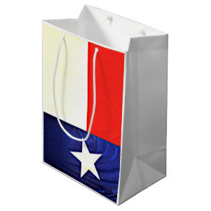 Custom Texas Flag Matte Gift Bag