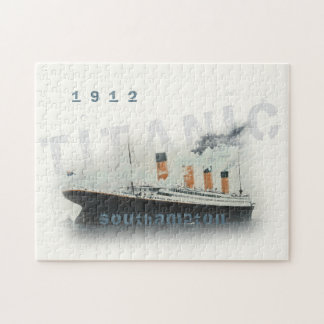 Custom Text 1912 Titanic Jigsaw Puzzle
