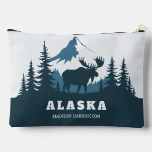 Custom Text ALASKA Accessory Pouch