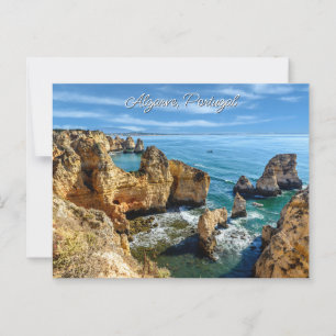 Custom Text Algarve, Portugal Postcard