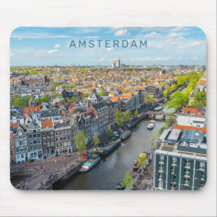 Custom Text Amsterdam Mouse Mat