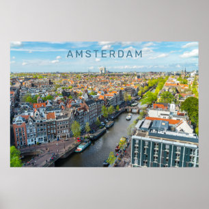 Custom Text Amsterdam Poster
