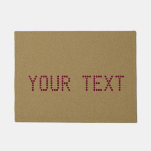 Custom Text and Colour Doormat