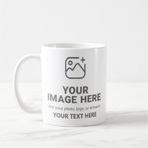 Custom Text and Image Coffee Mug