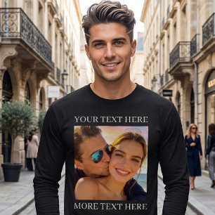 Custom Text and Photo T-Shirt