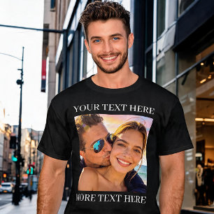 Custom Text and Photo T-Shirt