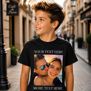 Custom Text and Photo T-Shirt