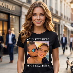Custom Text and Photo T-Shirt