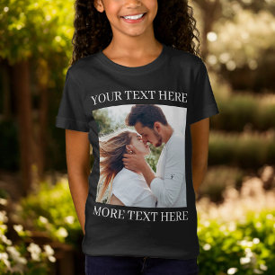Custom Text and Photo T-Shirt