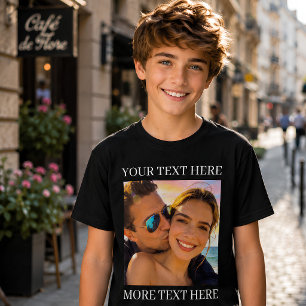 Custom Text and Photo Tri-Blend Shirt