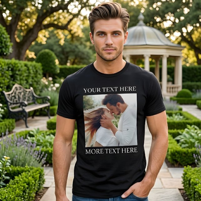 Custom Text and Photo Tri-Blend Shirt (Creator Uploaded)