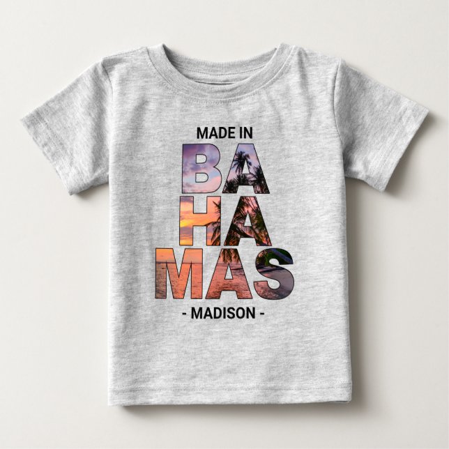 Custom text BAHAMAS shirts (Front)