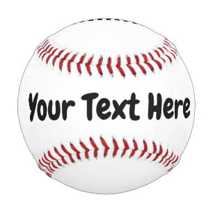 Custom Text  Baseball