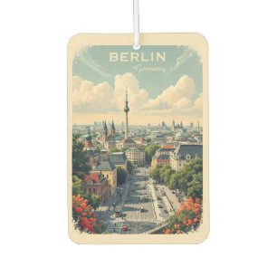 Custom Text Berlin, Germany Car Air Freshener