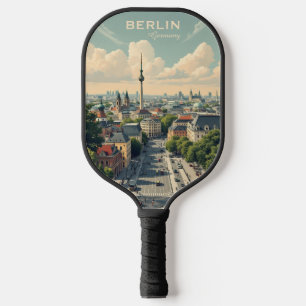 Custom Text Berlin, Germany Pickleball Paddle