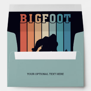 Custom Text Bigfoot Envelope