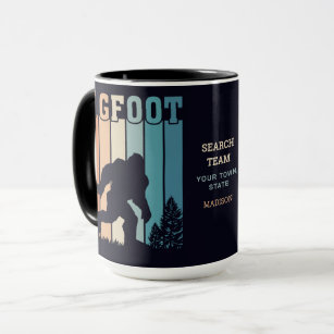 Custom Text Bigfoot Mug