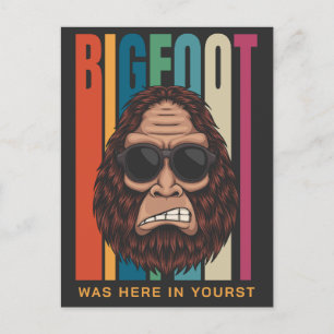 Custom Text Bigfoot Postcard