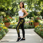 Custom Text Black Leggings for Stylish Comfort<br><div class="desc">Experience the perfect blend of style and comfort with our Custom Text Black Leggings. Personalise them with your own words for a unique fashion statement. Made from soft, stretchy fabric, these leggings are ideal for workouts, lounging, or casual outings—tailored to fit your life with confidence and flair.</div>