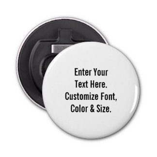 Custom Text Bottle Opener