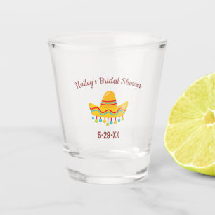 Custom Text Bridal Shower Personalised Sombrero Shot Glass