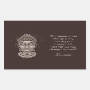 Custom text Buddha Quote stickers