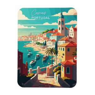 Custom Text Cascais Portugal Magnet