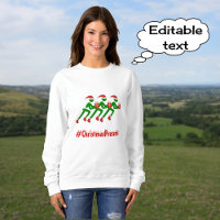 Custom text christmas runners
