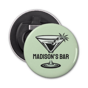 Custom Text Cocktail Bottle Opener