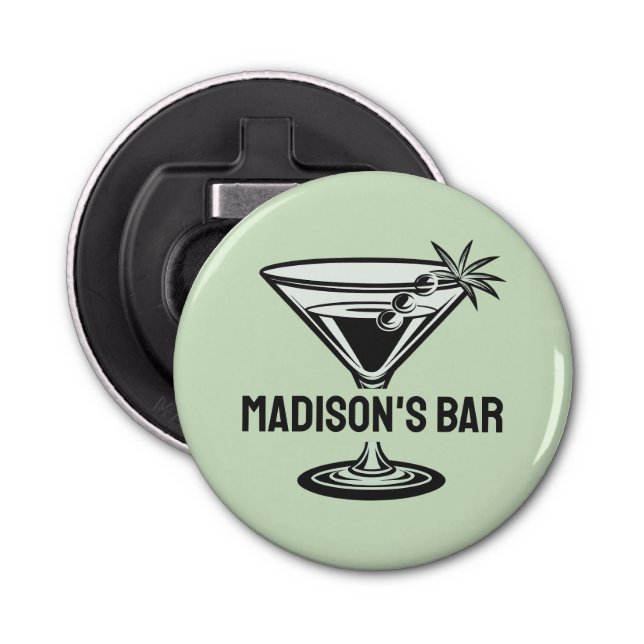 Custom Text Cocktail Bottle Opener (Front)