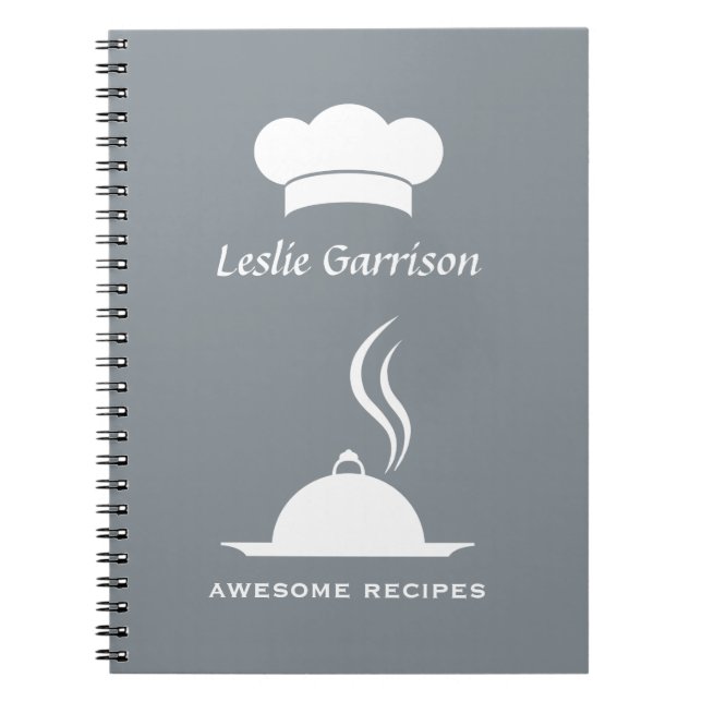 Custom Text & Color recipe notebook (Front)