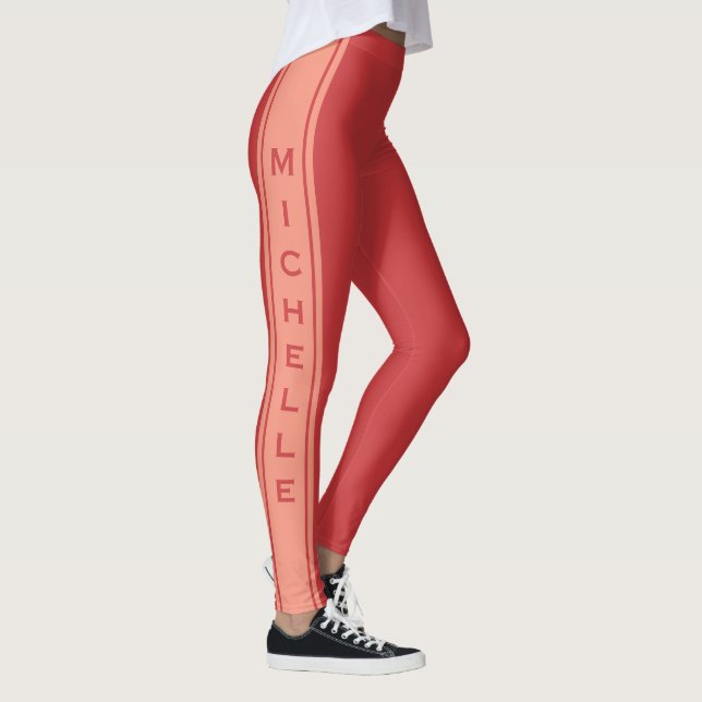 Custom text & colour leggings (Right)