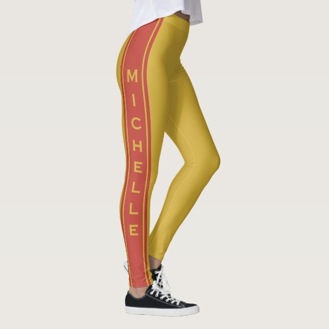 Custom text & colour leggings (Right)