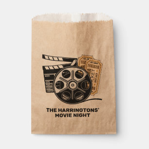 Custom Text & Colour Movie Favour Bags