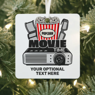 Custom Text & Colour Movie Time Metal Tree Decoration