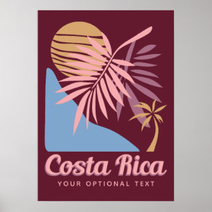 Custom Text Costa Rica Poster