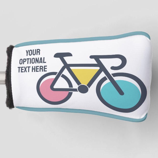 Custom Text Cycling Golf Head Cover (Front)