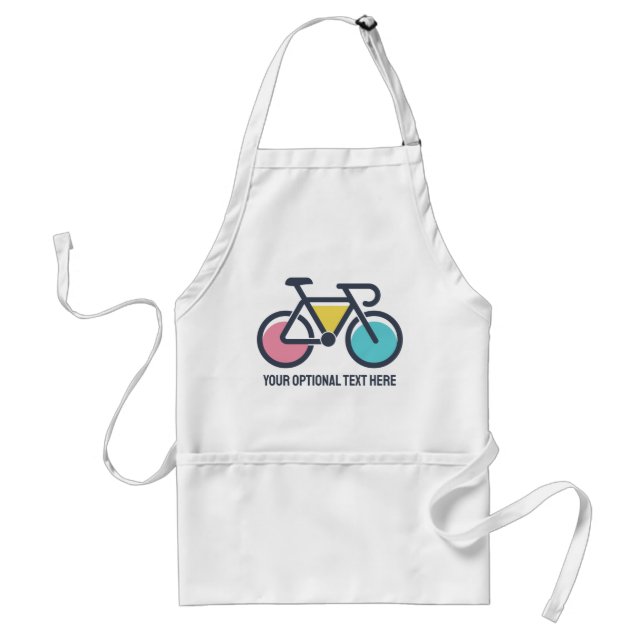 Custom Text Cycling Standard Apron (Front)
