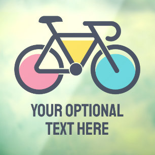Custom Text Cycling Window Cling