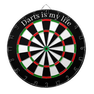 Custom Text Darts board Dartboard