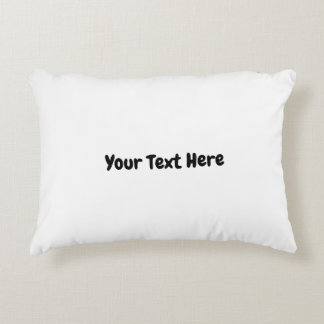 Custom Text  Decorative Cushion