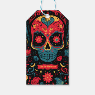 Custom text Dia de Muertos☠️ Eternal Remembrance Gift Tags
