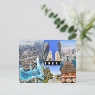 Custom text,  Dubai, United Arab Emirates Postcard