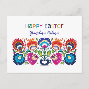 Custom Text Easter Folklore, Postcard