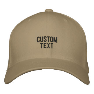 Custom Text Embroidered Hat