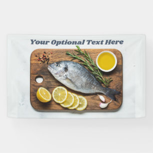 Custom Text Fish Dorado Banner